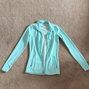 Nike Golf Light Aqua Dri-Fit zip up